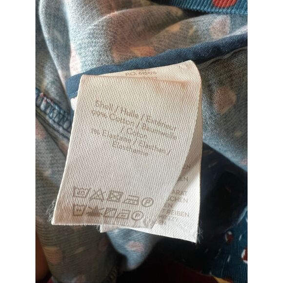 Boden Women 8P Corduroy blue Acorn Shift Dress 3/4 Sleeve career casual - Picture 9 of 9